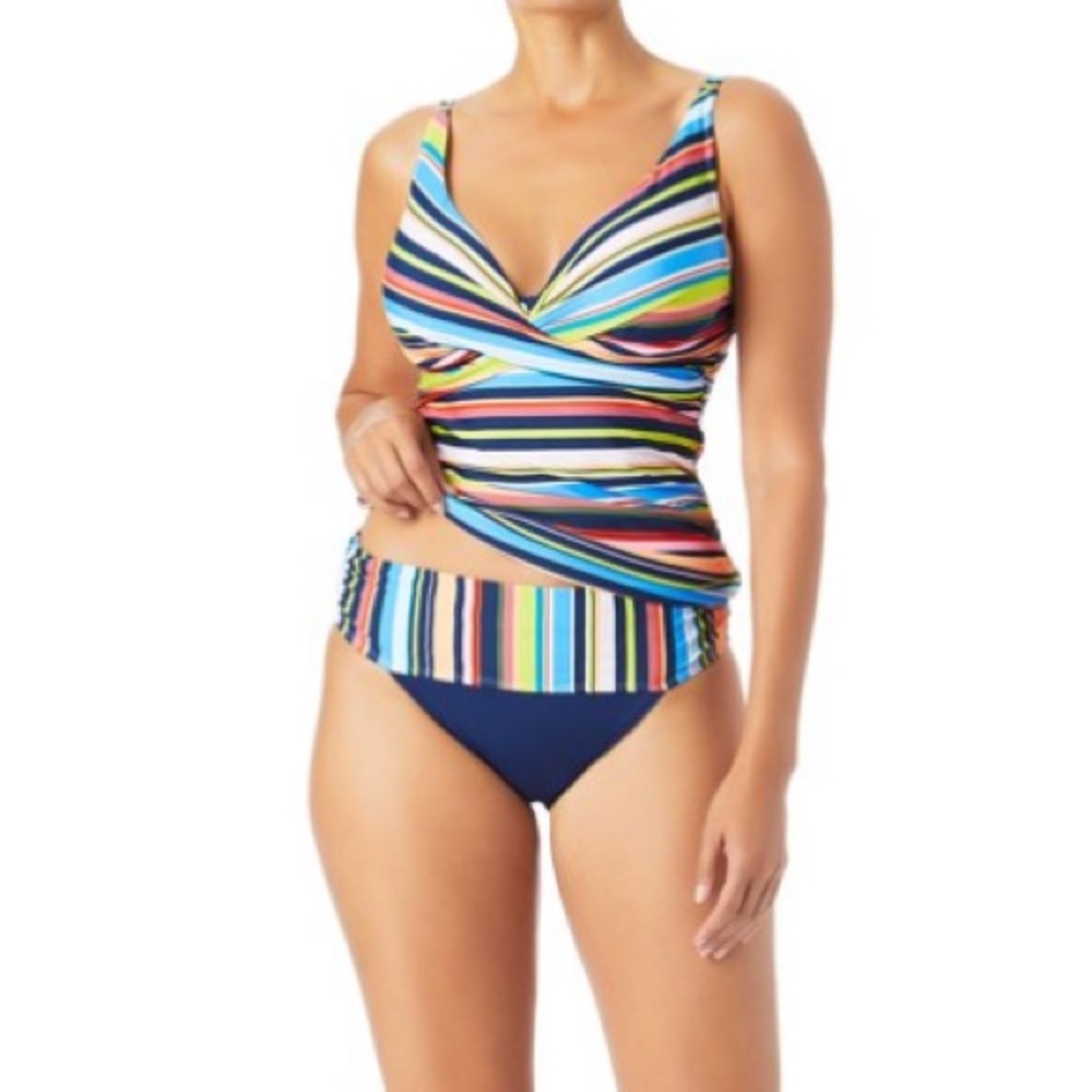 ✨Catalina Striped Banded‎ Swim Bottoms✨